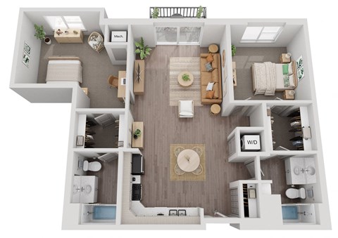 a floor plan image of the ranch at shadow lake in houston, tx